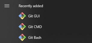 Programas instalados al instalar Git