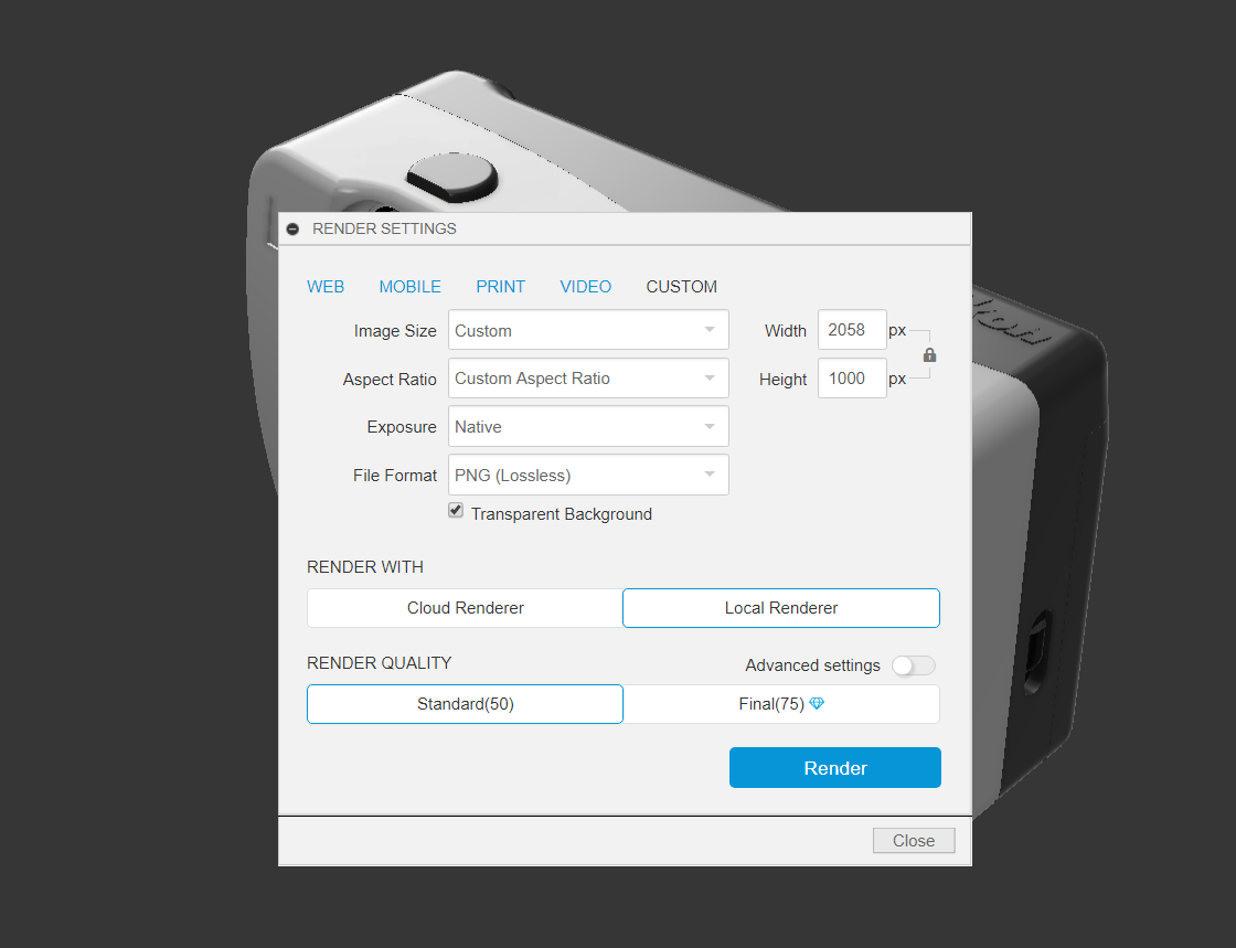 Paso 4 configuración render