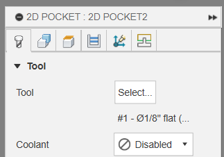 2D pocket